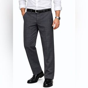 Elegant Charcoal Men's Suit Trousers